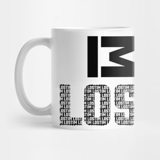 IM LOST BLACK WHITE TEXT Mug